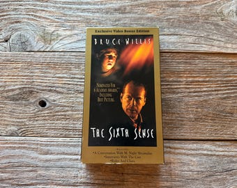 The Sixth Sense VHS // 1999 Exclusive Video Bonus Edition