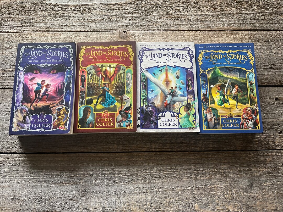 The Land of Stories Books SIGNED // You Choose // Chris Colfer