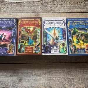 Signed &#39;The Land of Stories&#39; Book by Chris Colfer - Paperback Adventure