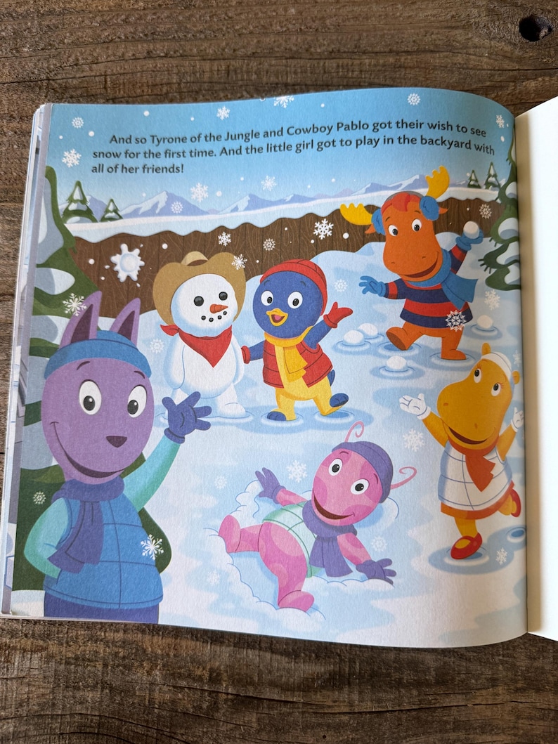 The Secret of Snow // the Backyardigans Nick Jr Book // 2006 - Etsy ...