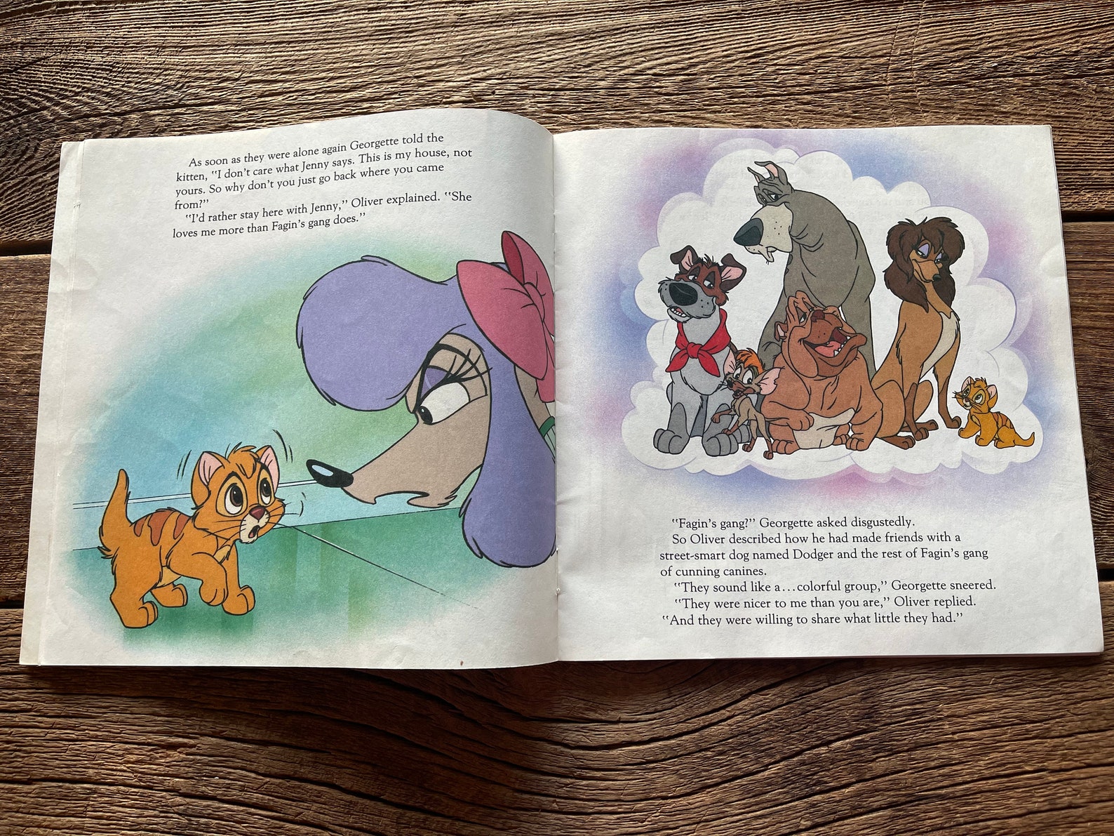 Oliver and Company Book // the More the Merrier // Walt Disney Etsy