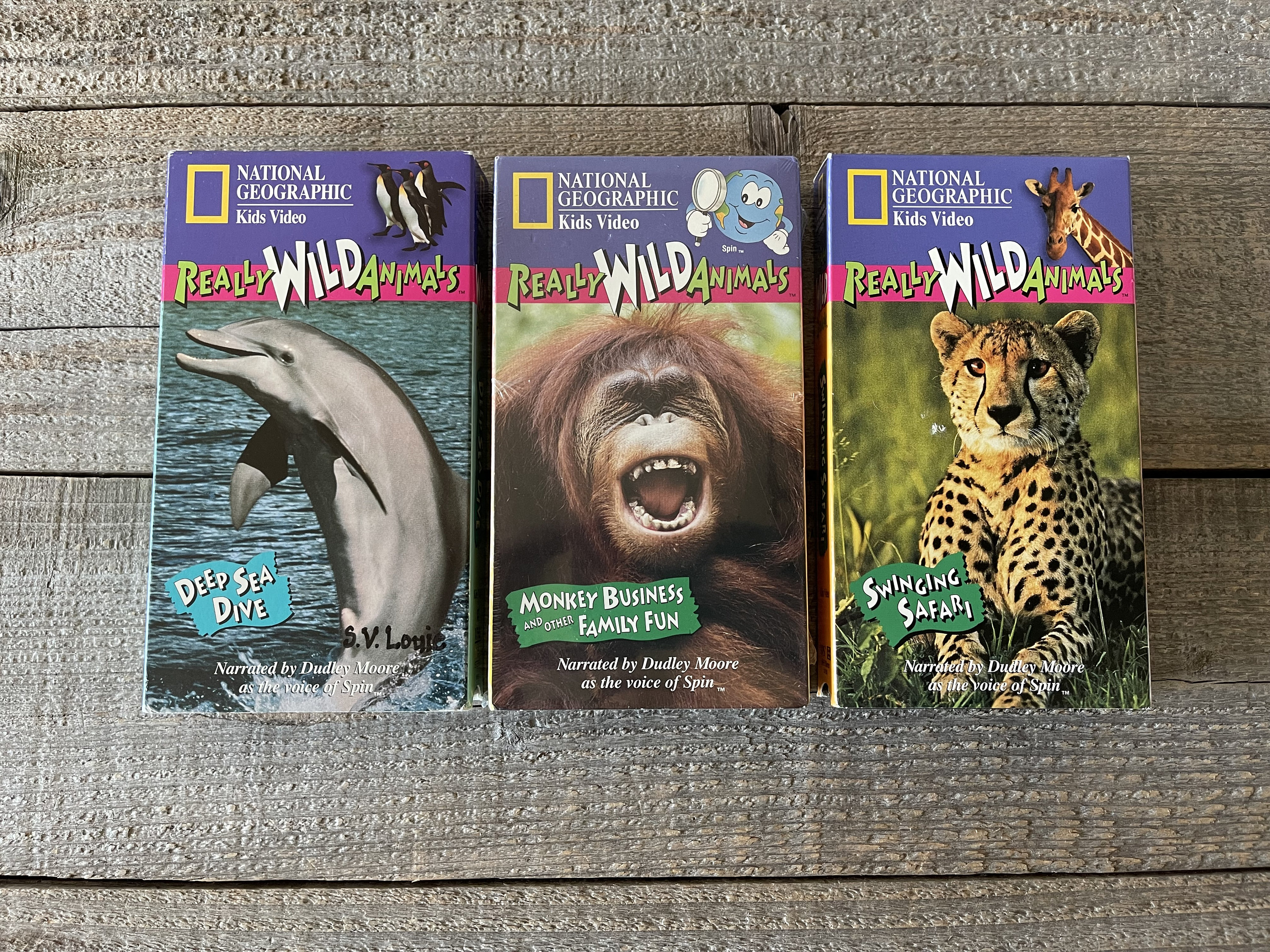 Really Wild Animals VHS Movies // Sold Individually