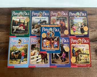 Pony Pals Books // You Choose // Vintage 1990&#39;s Horse Books // Jeanne Betancourt