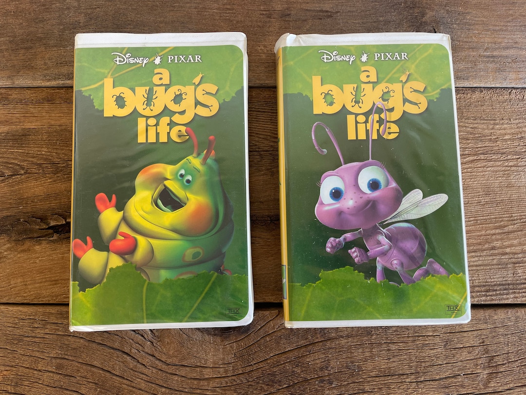 A Bug's Life // Vintage Disney Pixar VHS Movie // Heimlich or Dot // 1999 Etsy