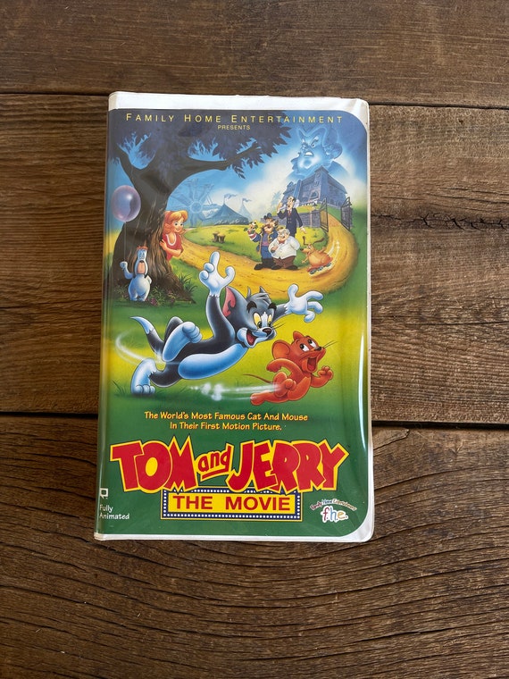 Tom and Jerry the Movie 1993 Vintage VHS Movie Clamshell Case Etsy