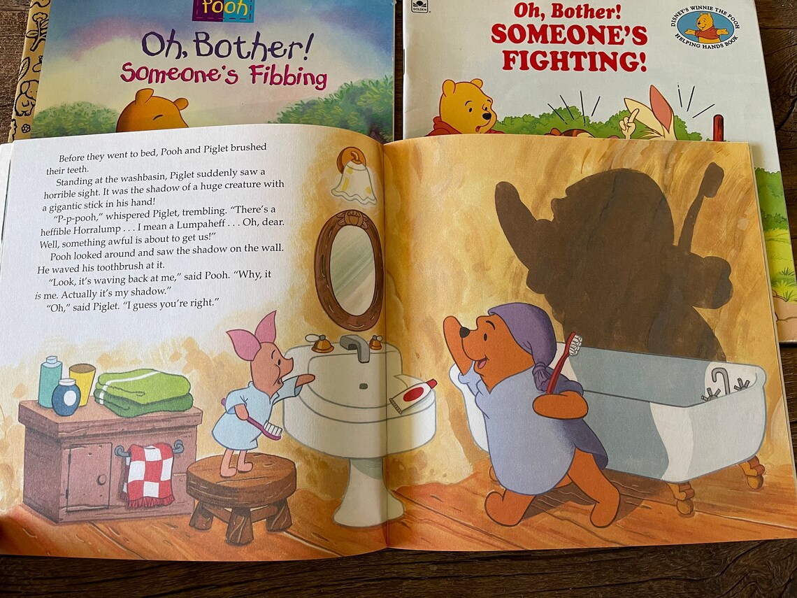 Vintage Winnie the Pooh Books Set of 3 // Oh Bother // Etsy UK