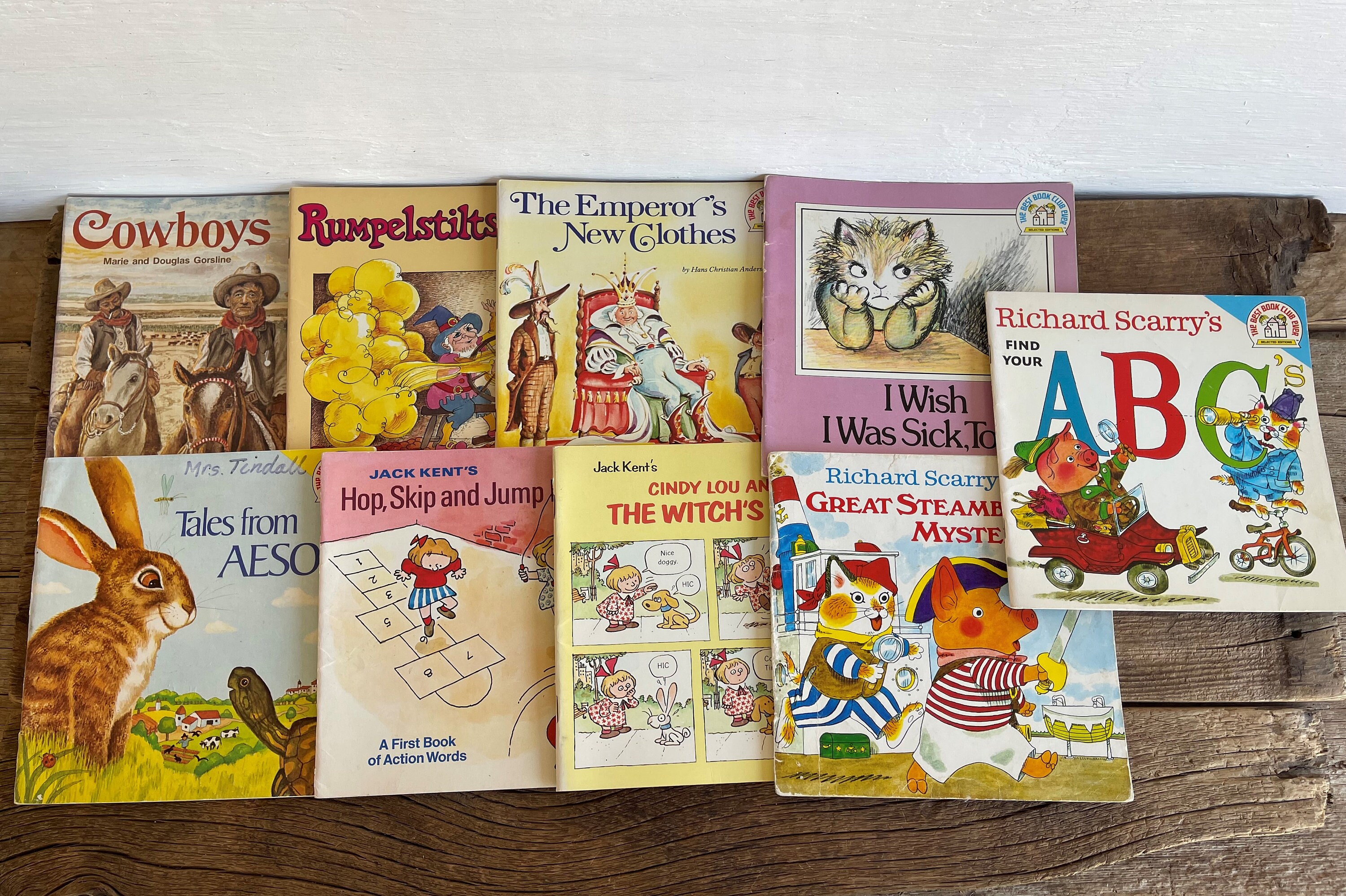 ヴィンテージ児童書：リチャード・スキャリー、イソップ、ジャック