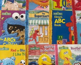 ヴィンテージ セサミストリートの本：エルモ、ビッグバード、クッキー