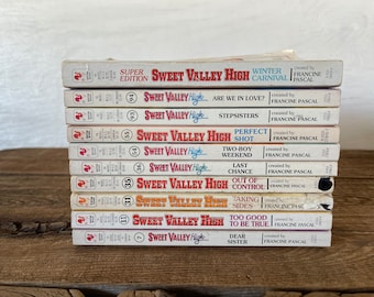 Libros antiguos de Sweet Valley High // Tú eliges // Francine Pascal // Década de 1980