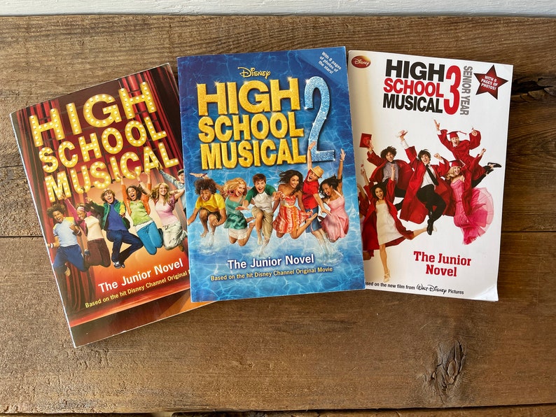 High School Musical Books // You Choose // Based on Disney Etsy