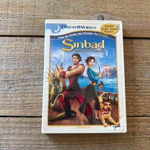 Sinbad; Legend of the Seven Seas DVD // 2003 DreamWorks // Widescreen