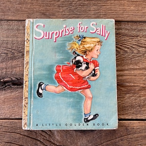 Surprise for Sally // Ein kleines goldenes Buch // 1950 // Rare Vintage Buch