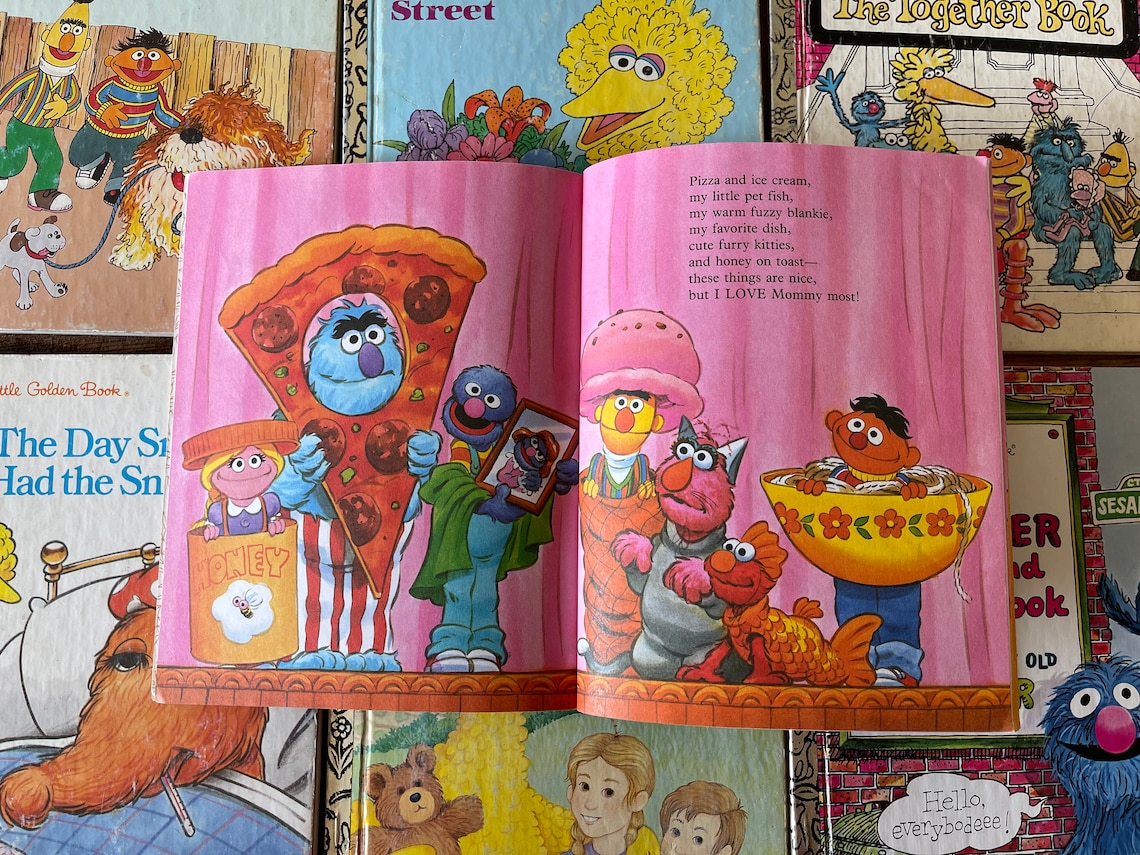 Sesame Street Little Golden Books // You Choose // Big Bird Etsy