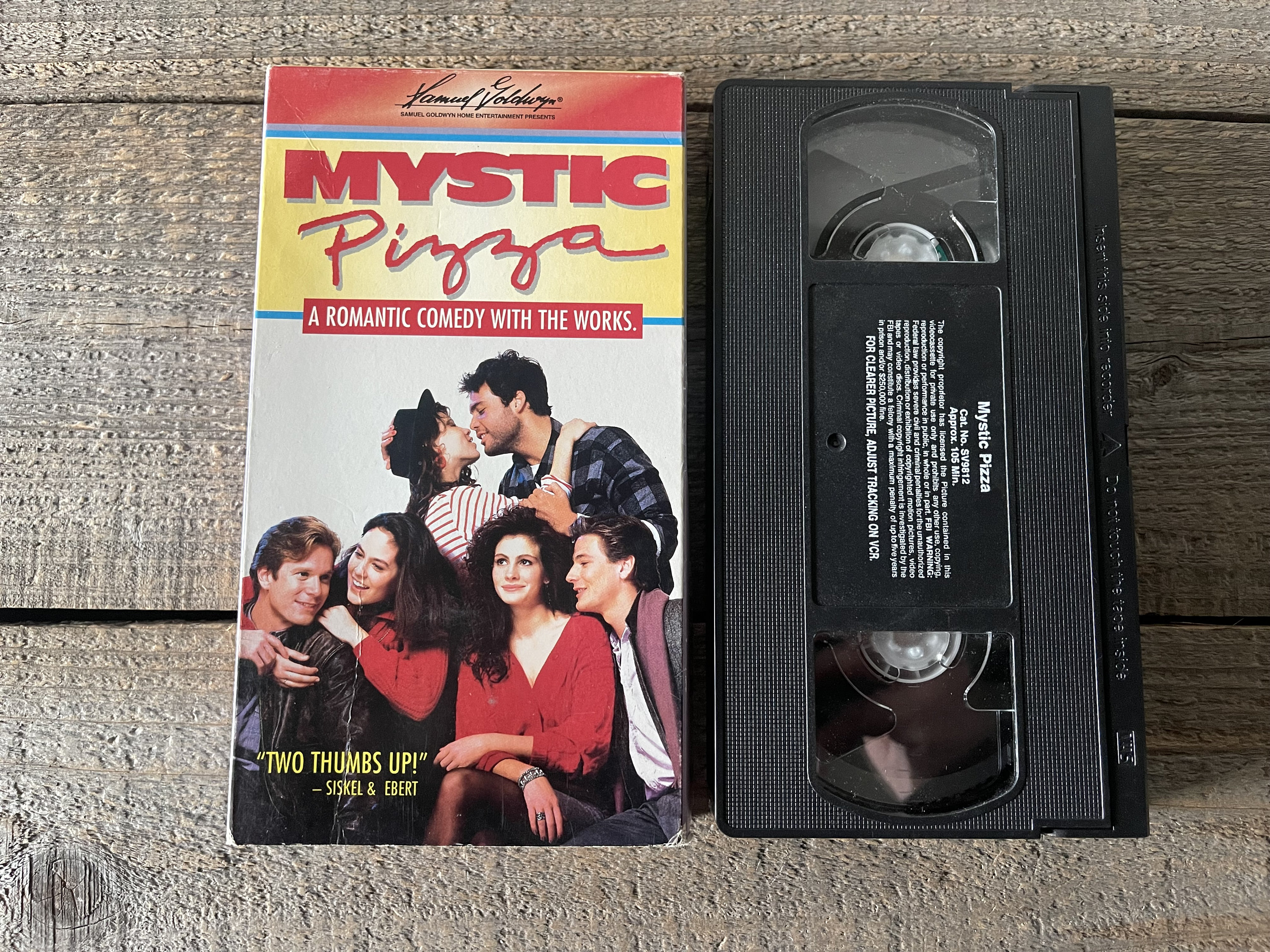 Mystic Pizza // Julia Roberts // Vintage 1988 VHS Movie