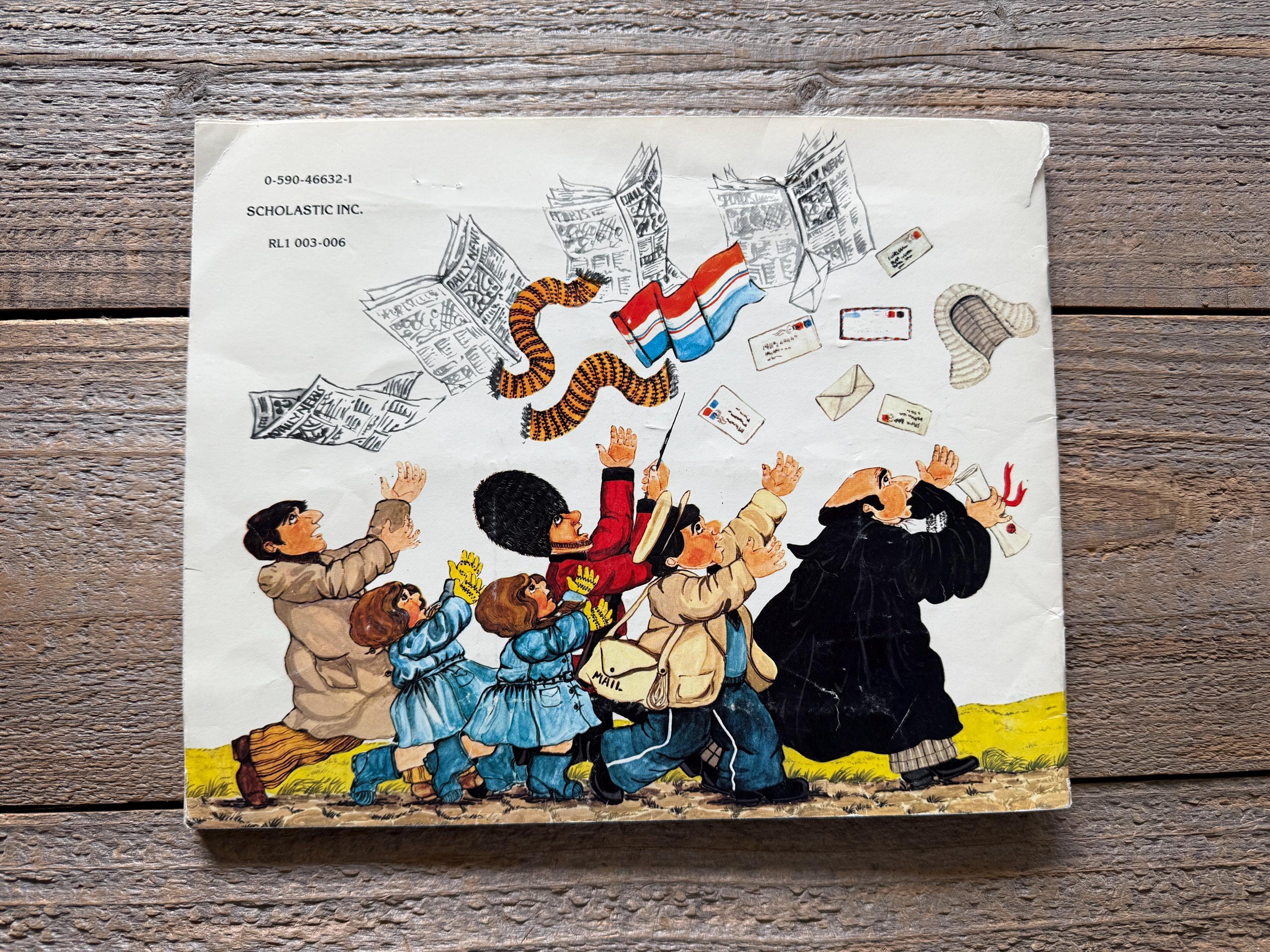 The Wind Blew // by Pat Hutchins // First Scholastic Printing 1993