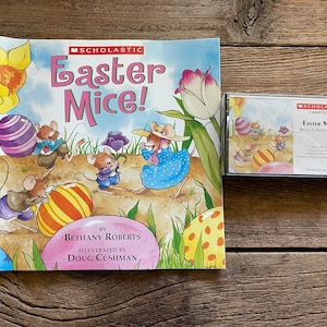 Easter Mice! // Bethany Roberts // Vintage Book & Cassette Tape Set // Scholastic