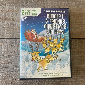 Rudolph & Friends Christmas Fun Pack! 2 Disc Set // DVD Plus Bonus CD // Christmas Movie
