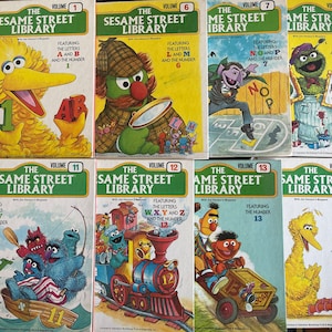 The Sesame Street Library Books // You Choose // With Jim Henson&#39;s Muppets // 1978