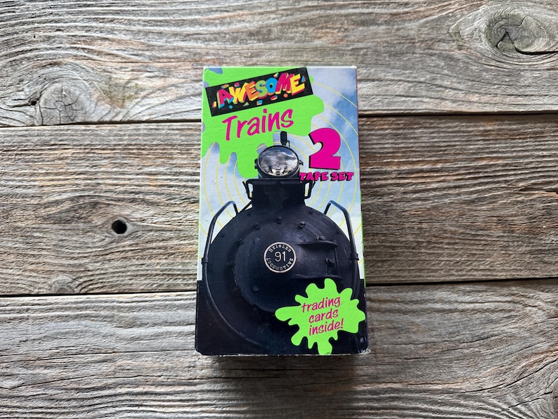 Awesome Trains, 2 Tape VHS Set - Etsy
