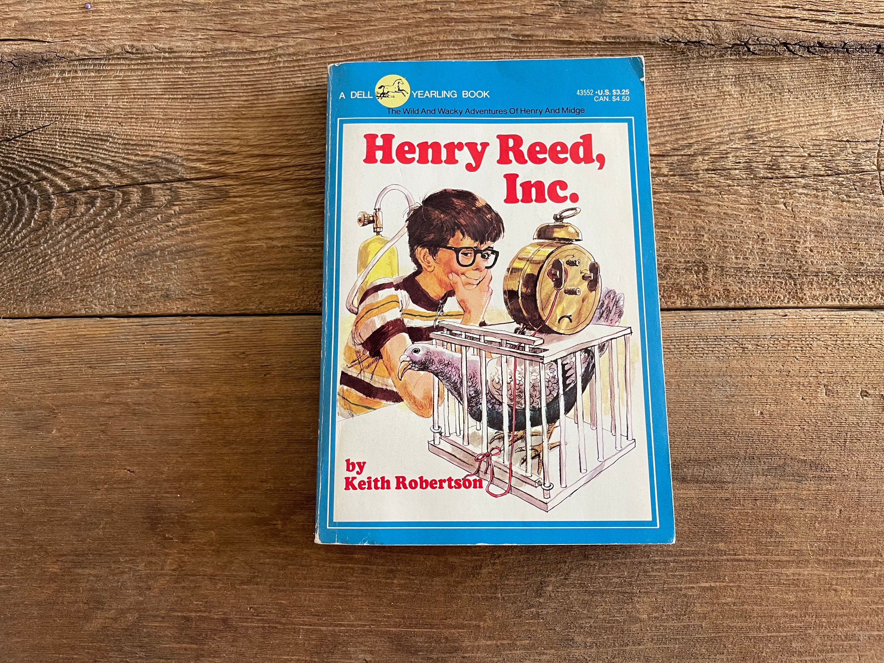 Henry Reed, Inc. // Keith Robertson // Dell Yearling Book // 1974 Etsy