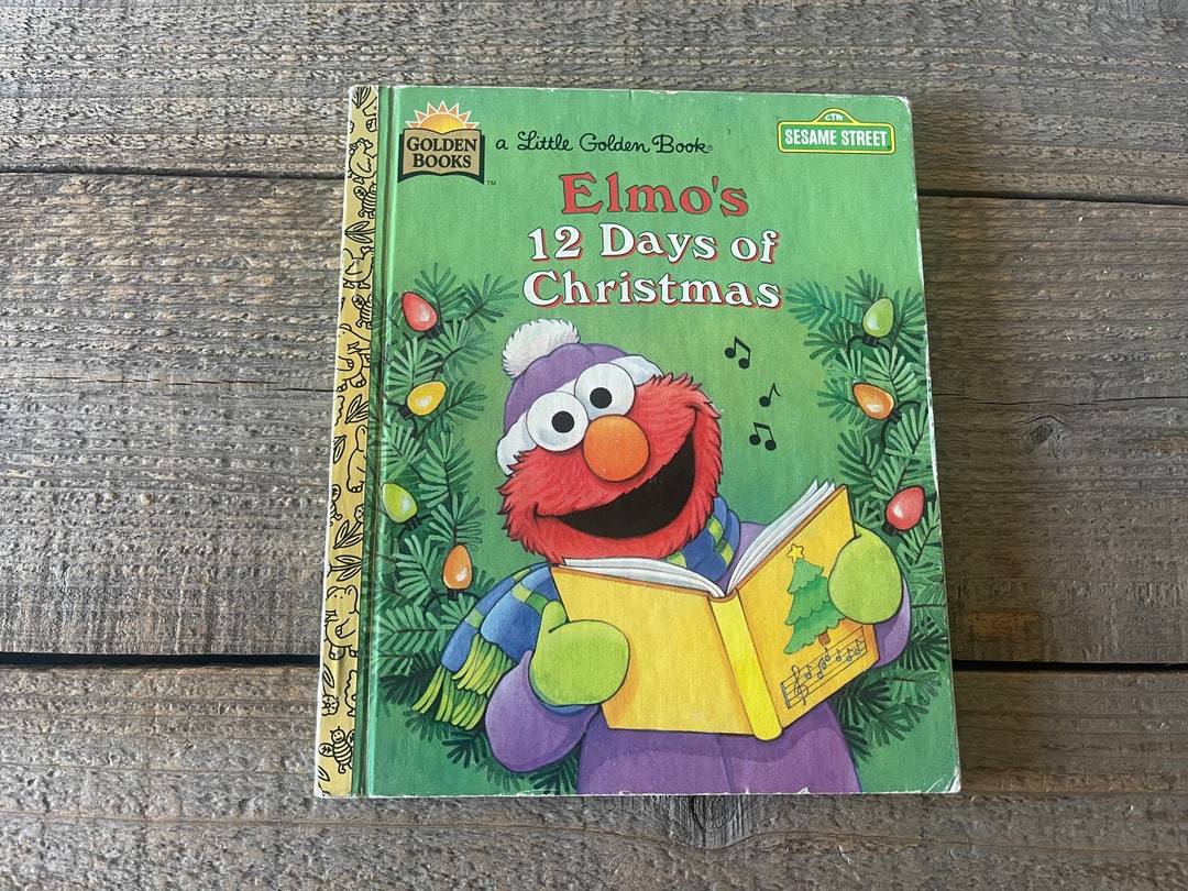 Elmo's 12 Days of Christmas: Sesame Street Little Golden Book