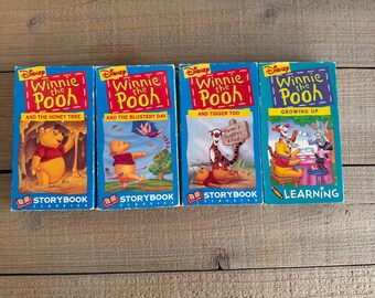 ディズニーVHS32本セット！レアVHSあり。送料無料！ Winnie the Pooh VHS Movie // You Choose, Sold Individually