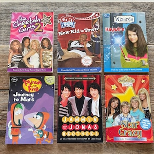 Disney Channel Books // You Choose // Cheetah Girls, Suite Life, Cory in the House, Wizards of Waverly Place, Jonas Bros, Phineas & Ferb