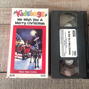 We Wish You A Merry Christmas Kidsongs VHS 1992