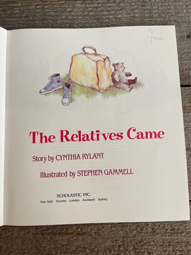 The Relatives Came // Cynthia Rylant // Vintage Scholastic Book ...