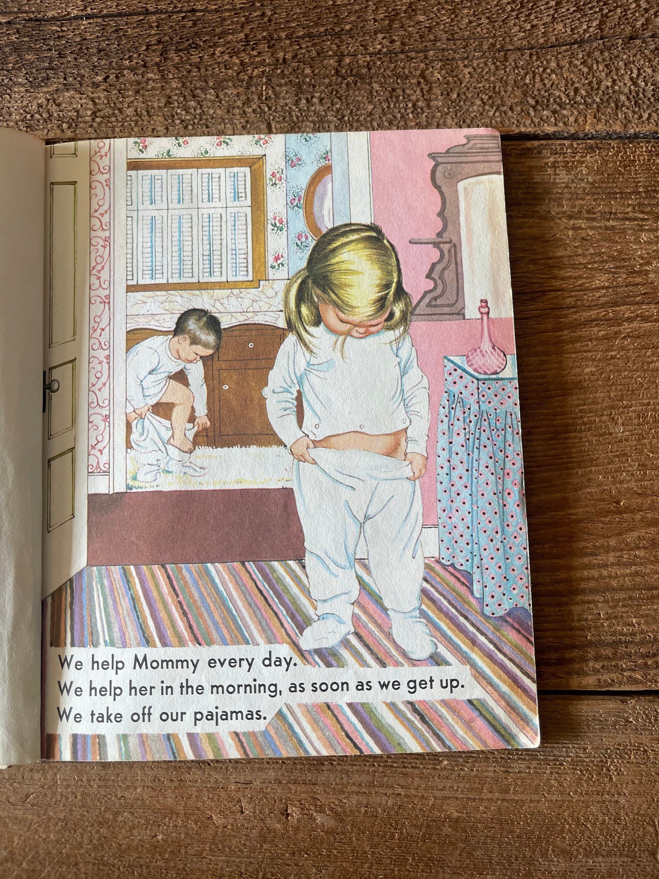 We Help Mommy // 1974 A Little Golden Book //