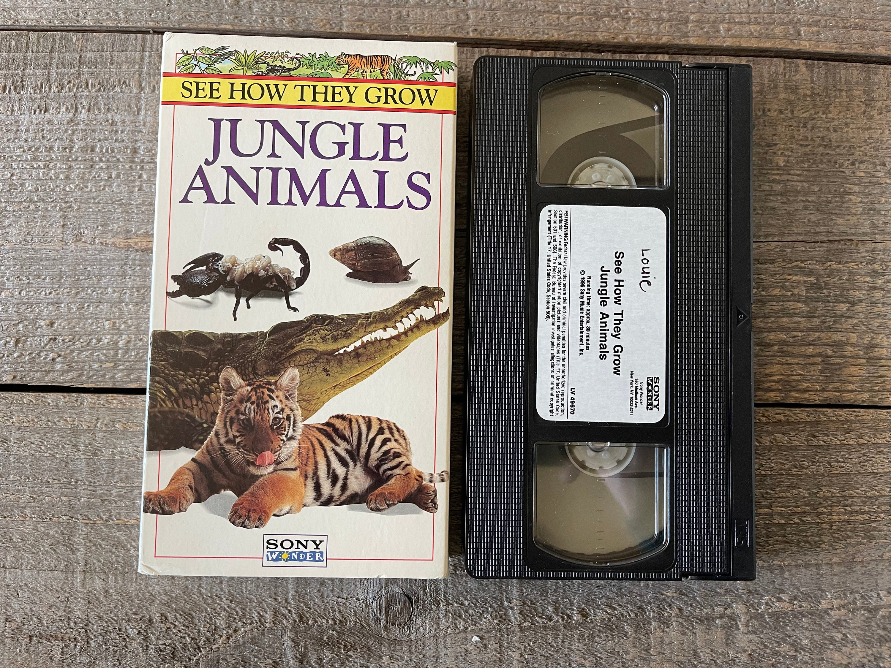 See how they grow vhs movies you choose insects etsy uk