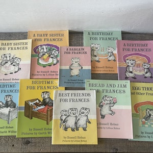 Vintage Frances Books // You Choose // Russell and Lillian Hoban // Please Read Descriptions for Dates & Info