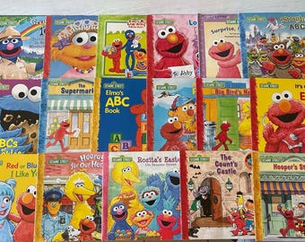 ヴィンテージ セサミストリートの本：エルモ、ビッグバード、クッキー