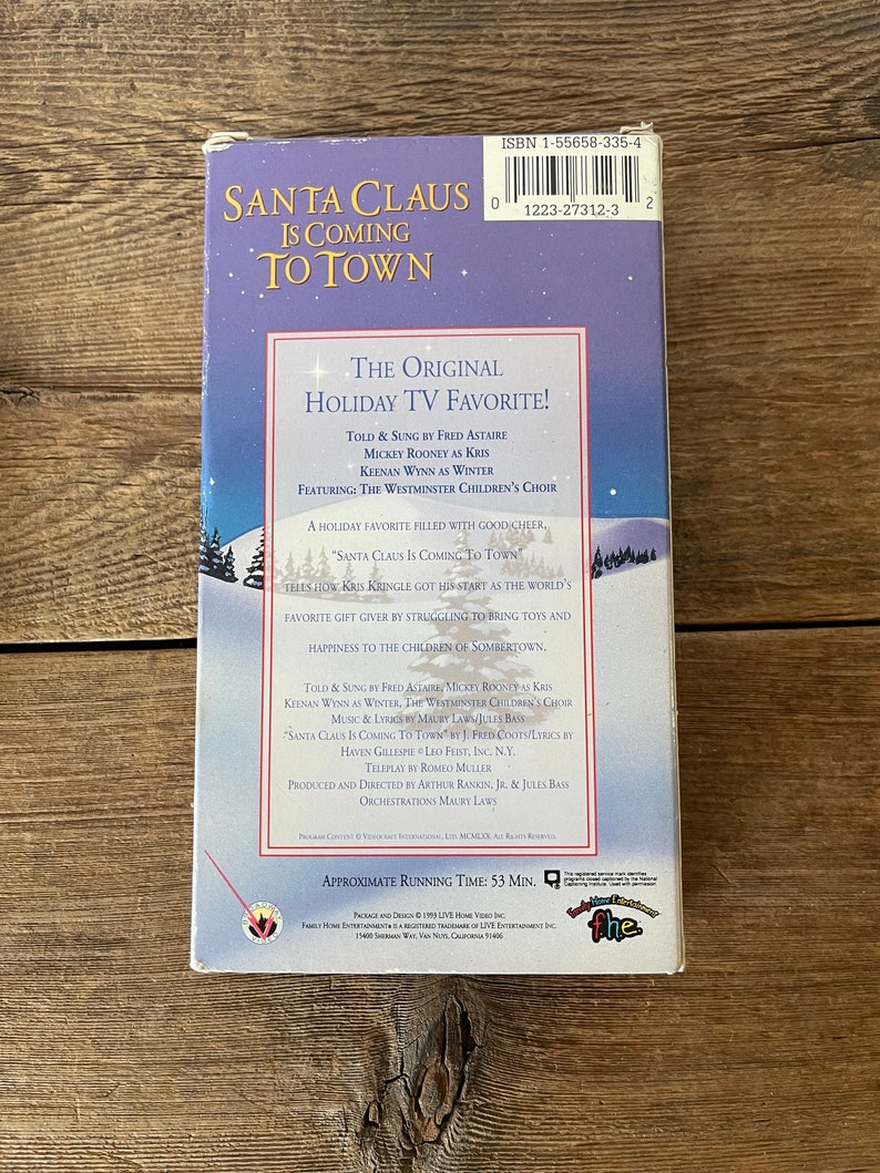 Vintage Christmas VHS Movies // Santa Claus is Coming to Town & Rudolph