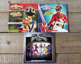 Power Rangers Books // Sold Individually // The Movie, Samurai, Megaforce