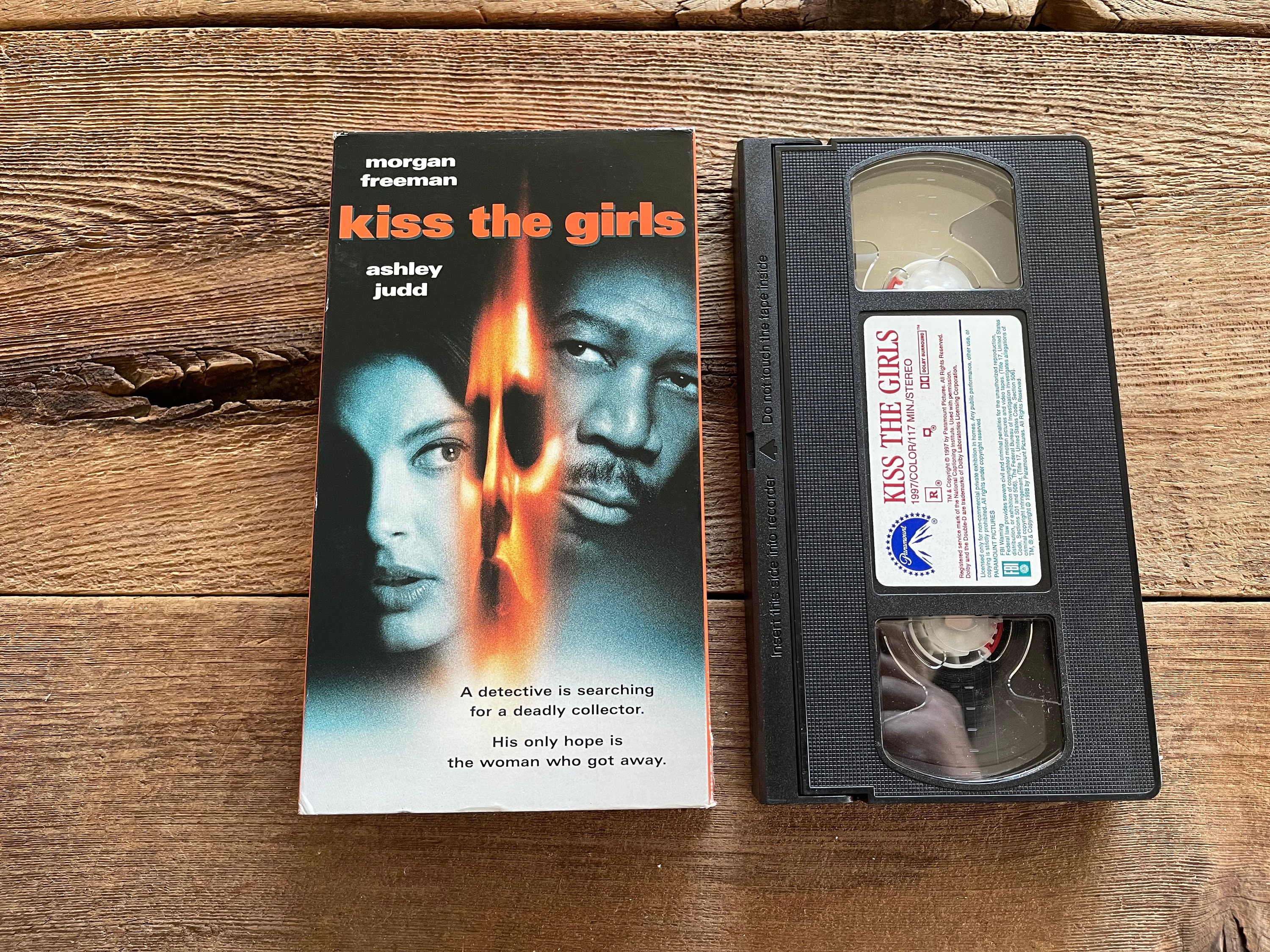 SLAPTURE / KISS THE GIRLS レコード PSR-006 Kiss the Girls // Morgan Freeman, Ashley Judd // 1997 Thriller