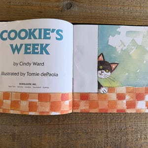 Cookie's Week by Cindy Ward, Illustrated by Tomie Depaola - 1990 ...