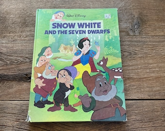ウォルト・ディズニーの白雪姫と七人の小人 // 大型特大本 // 1988