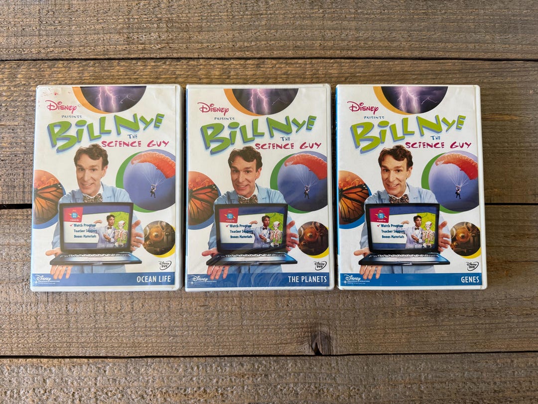 Bill Nye the Science Guy Dvds // Sold Individually // Genes, Ocean