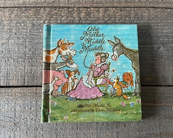 Old Mother Middle Muddle: 1970s Bill Martin Jr. Hardcover Book