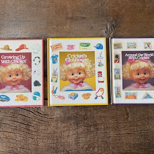 Vintage 1980er Jahre Cricket Bücher: 3er Set Hardcover Bücher