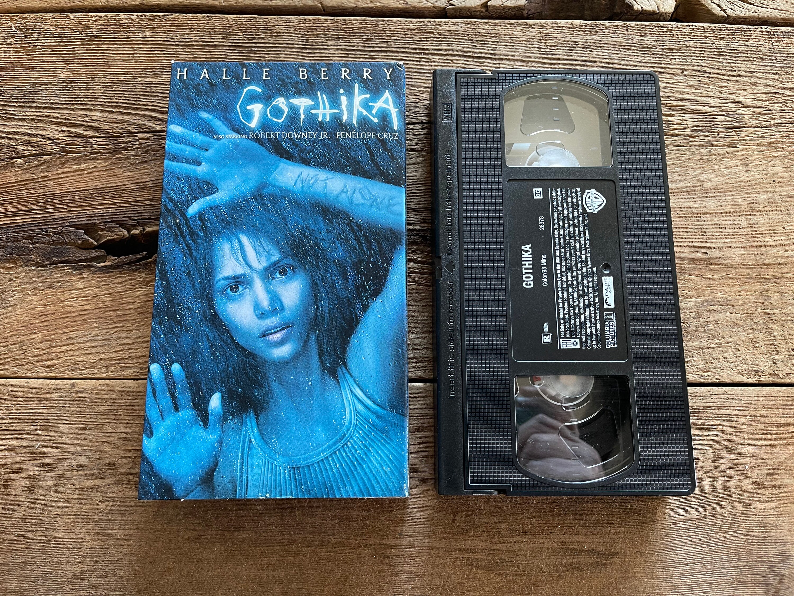 Gothika // Halle Berry, Robert Downey Jr., Penelope Cruz // 2003 Thriller  // Rated R // VHS - Etsy, image size:3000x2250
