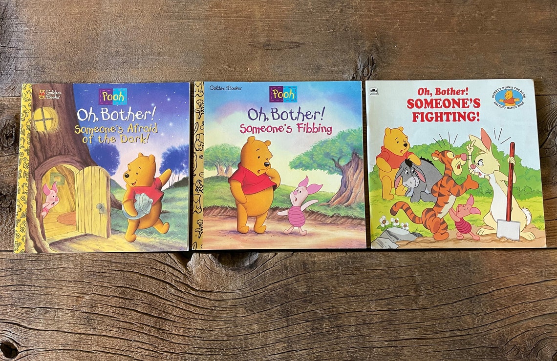Vintage Winnie the Pooh Books Set of 3 // Oh Bother // Etsy UK