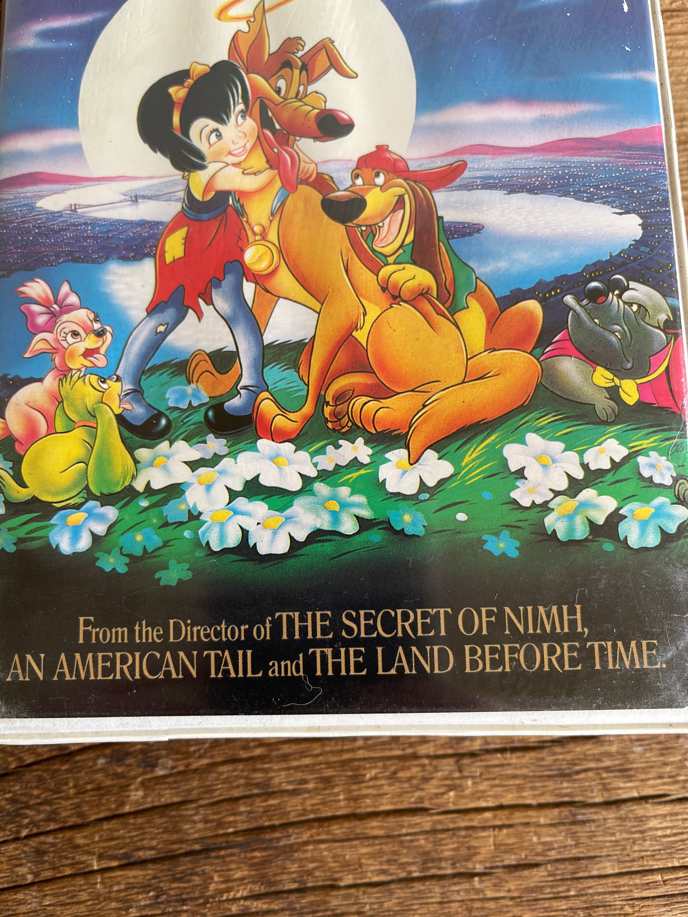 Vintage All Dogs Go To Heaven VHS Tape - 1989 Don Bluth Film