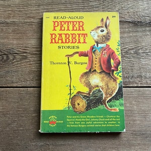 Read-Aloud Peter Rabbit Stories // Thornton W. Burgess // 1958 Wonder Books