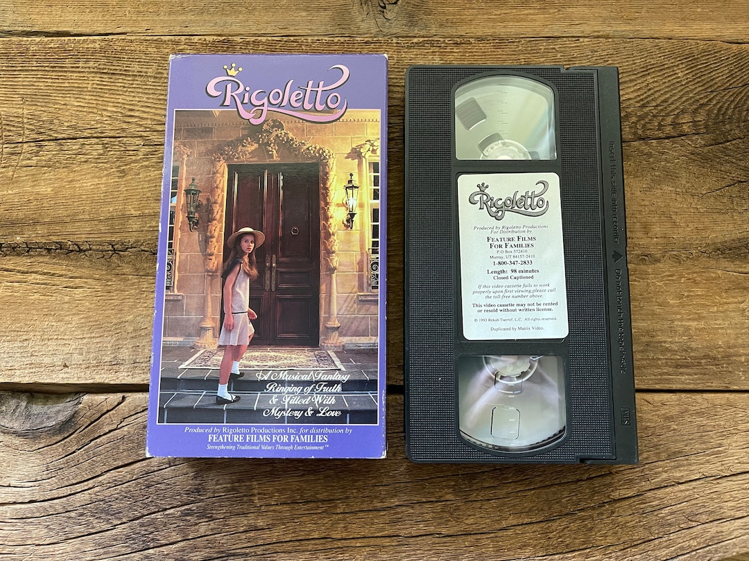 Rigoletto // Feature Films for Families // 1993 // Vintage VHS Movie - Etsy