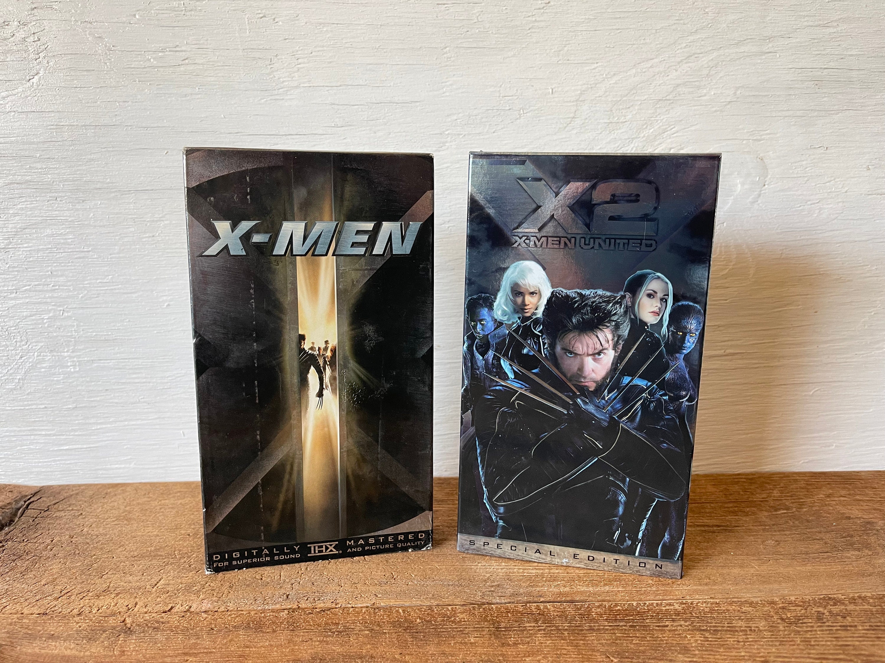 vintage-x-men-vhs-movies-set-of-2-x-men-and-x2-x-men-united-etsy