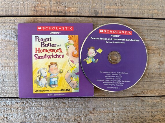 Peanut Butter & Homework Sandwiches Book and Cd // by Lisa Broadie