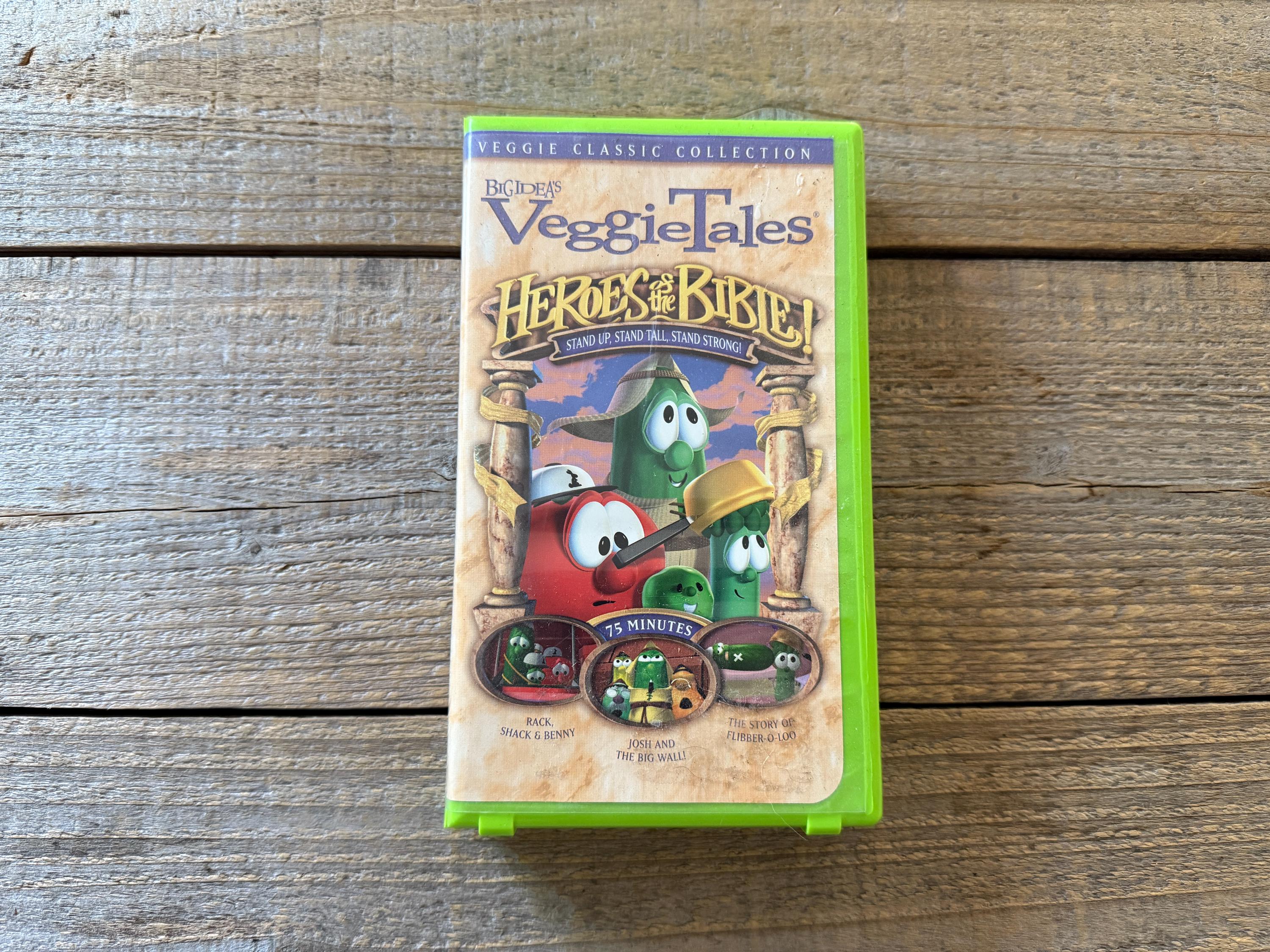 Veggie Tales VHS: Heroes of the Bible - Rack, Shack & Benny