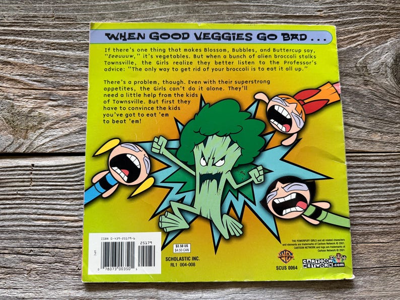The Powerpuff Girls Book - Beat Your Greens - 2001 - Etsy